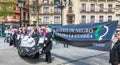 Demonstration of activists Mujeres de Negro - women in black - a