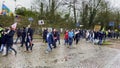 Demonstration against xenophobia and right-wing extremism in Brake Unterweser