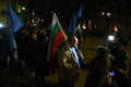 Demonstration of Bulgarian policemen in Sofia demanding a 15% increase in salaries ,to draft a new law for the Interior Ministry