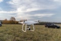 Demonstration flight drone DJI Phantom 4 Pro