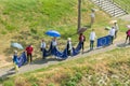 Demonstration Germany reopening of borders due to Coronavirus closing