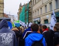 Demonstration for the legalization of marijuana, march of millions for marijuana in Prague 2019