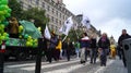 Demonstration for the legalization of marijuana, march of millions for marijuana in Prague 2019