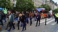 Demonstration for the legalization of marijuana, march of millions for marijuana in Prague 2019