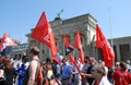 Demonstration on May Day in Berlin Royalty Free Stock Photo