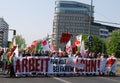 Demonstration on May Day in Berlin Royalty Free Stock Photo