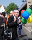 Demonstration on May Day in Berlin Royalty Free Stock Photo
