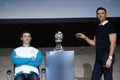 Demonstration of a new humanoid robot