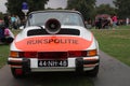 Demonstration of an old Porsche 911 which was in use at the highway police in the Netherlands