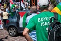 Demonstration for peace between Israel and Palestine, against the Israeli bombing in Gaza