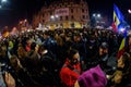 Demonstration on Piata Universitatii