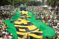 Demonstration in support impeachment of Dilma Rousseff in Copacabana