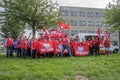 Demonstration Of Trigion Employees For A Better Collective Employment Agreement At The Headquarters Of Trigion Amsterdam The Nethe