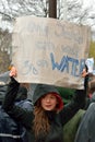 Demonstrations march for stronger climate change policies in the Netherlands