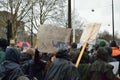 Demonstrations march for stronger climate change policies in the Netherlands