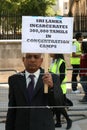 Demonstrator / Free Tamils Royalty Free Stock Photo