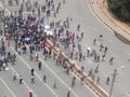 Demonstrators in Narobi Royalty Free Stock Photo