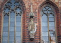 Demosthenes Sculpture at Old Town Hall Facade - Bremen, Germany