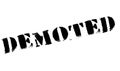 Demoted rubber stamp Royalty Free Stock Photo