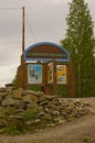 The Dempster Highway sign