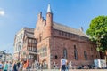 DEN BOSCH, NETHERLANDS - AUGUST 30, 2016: The Moriaan building the oldest brick building in the Netherlands in Den Bosch