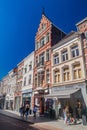 DEN BOSCH, NETHERLANDS - AUGUST 30, 2016: Old houses in th center of Den Bosch, Netherlan