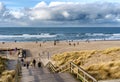 A Sunday afternoon walk on the Kijkduin beach in January