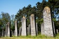 Den Helder, the Netherlands. June 3, 2021.The old dilapidated graves of the Jewish cemetery in Den Helder, the