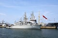 Den Helder, Netherlands. 30 June 2023. Two frigates of the dutch navy during the naval days.