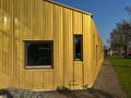 Den Helder, Netherlands. March 1, 2024. The modern architecture of a community center in Den Helder Royalty Free Stock Photo