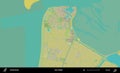 Den Helder, Netherlands. Topographic Humanitarian Royalty Free Stock Photo