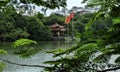 Den Ngoc son temple, Hoan Kiem Lake, Hanoi. Royalty Free Stock Photo