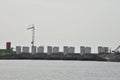 Den Oever, Netherlands. July 9, 2023. Work on the afsluitdijk in North Holland near Den Oever.