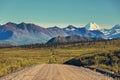 Denali highway Royalty Free Stock Photo