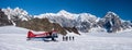 Denali National Park in Alaska, featuring the majestic Mount McKinley in the background