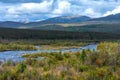 Denali National Park, George Parks Highway, Alaska Mountain range Royalty Free Stock Photo