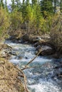 Denali National Park, George Parks Highway, Alaska Mountain range Royalty Free Stock Photo