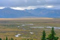 Denali National Park, Pacific north west mountains, Alaska Landscape Photography Royalty Free Stock Photo