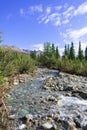 Denali National Park, Pacific north west mountains, Alaska Landscape Photography Royalty Free Stock Photo