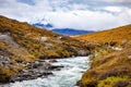 Denali national park Savage river Canyon trail view Royalty Free Stock Photo