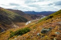 Denali national park Savage river Canyon trail view Royalty Free Stock Photo