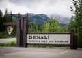 Denali National Park sign