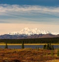 Denali Range Mt McKinley Alaska North America Royalty Free Stock Photo