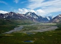 Denali's Polychrome Pass Royalty Free Stock Photo