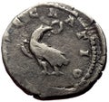 denarius Marcus Aurelius consecratio eagle Royalty Free Stock Photo