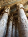 Dendera temple or Temple of Hathor. Egypt. Dendera, Denderah, is a small town in Egypt. Dendera Temple complex, one of the best-