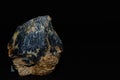 Dendrites opal stone on black