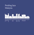 Petaling Jaya, Malaysia city silhouette