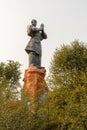 Statue of a Monk Warrior in Shaolin Monastery