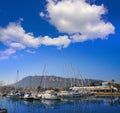 Denia marina in Alicante of Spain Royalty Free Stock Photo